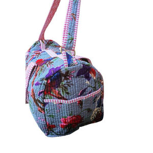 Bolso de Viaje y Playa de Algodón Artesanal Colorido Cotton Culture Wild Bloom para Mujer, Estilo Artístico - Product Image 3