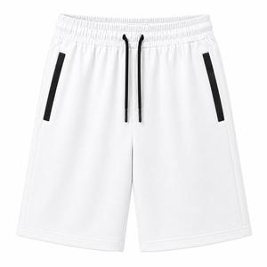 Shorts d'été personnalisés pour hommes 2026 avec logo, en coton uni et tissu lisse, multicolores, avec service OEM - Product Image 3