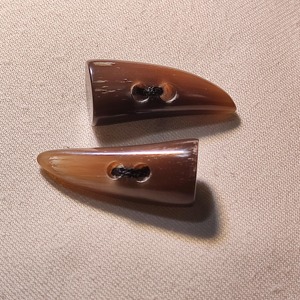 Punta de Cierre de Cuerno de Búfalo Gruesa, Resistente y Ecológica para Prendas de Invierno Pesadas, Abrigos Largos y Chaquetas - Product Image 6