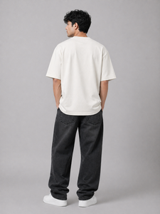 Camiseta Casual Premium de Algodón Tejido de 290 GSM, Gruesa, Transpirable, Antiarrugas, con Estampado Personalizado Delantero y Trasero - Product Image 4