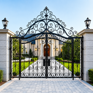 Custom Wrought Iron <b>Gates</b> with Heavy-Duty Construction, Superior Security, Timeless Elegance, and Lasting Durability Today - Product Image 4