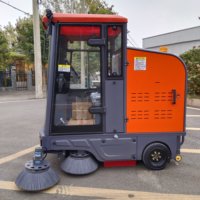 Balayeuse autoportée avec forte aspiration, type automatique, pour sols d'atelier, équipement de nettoyage B2B