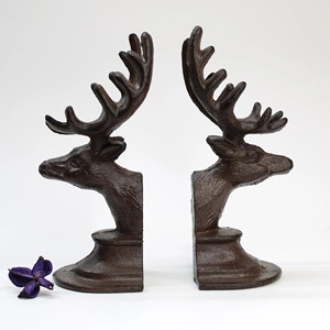 Premium Iron Metal Bookend Strong And Durable Construction With Stable Base Ideal For Holding <b>Books</b> Files And Magazines Securely - Product Image 6