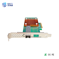 Carte réseau PCIe 2.5G avec puce GRT G225E |   Adaptateur Ethernet SFP à Port Unique pour Serveur et PC