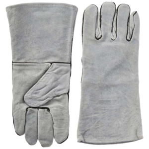 Gants de sécurité en cuir de vachette pleine fleur pour hommes, robustes, pour la soudure, la construction, le barbecue, protection supérieure des mains, usage industriel - Product Image 1