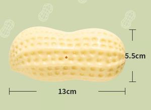 Juguete Masticable Dental en Forma de Cacahuete, Duradero, Ligero, No Tóxico, Textura de Malla TPR, Diseño Compacto para Perros, Limpieza de Dientes, Masaje de Encías - Product Image 5
