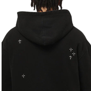 Custom <b>Mens</b> Full <b>Zip</b> Hoodie Embroidered Detail <b>Fleece</b> <b>Zip</b> <b>Up</b> Casual Streetwear Sweatshirt OEM Customized Clothing Manufacturer - Product Image 4
