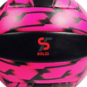 Solid Trader High Visibility Multi Color Synthetic Leather Professional <b>Training</b> <b>Ball</b> Enhanced Control Superior Feel Volleyball - Product Image 5
