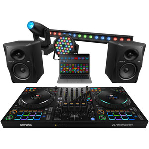 คอนโทรลเลอร์ดีเจ DDJ-FLX10 4 แชนแนล รุ่นขายดีที่สุด สำหรับ <span class=keywords><strong>Rekordbox</strong></span> & Serato DJ Pro พร้อมมิกเซอร์เสียง - Product Image 3