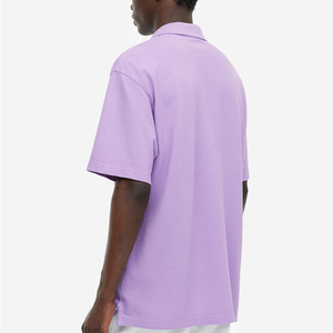 Ropa de golf personalizada con logotipo bordado informal para hombre, ropa de algodón 100%, camisa polo de golf de color sólido para hombre - Product Image 4