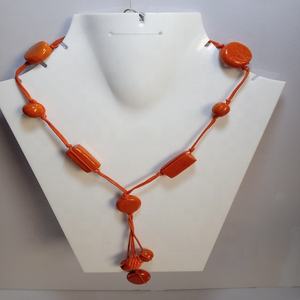 Collar de resina de estilo africano tradicional con cuentas de hueso inteligente Cadenas religiosas cristianas de moda y de moda Precio especial - Product Image 4