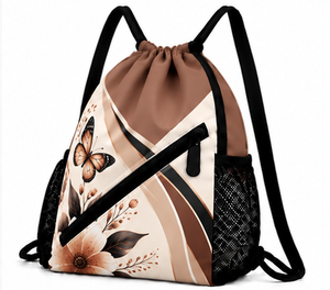 Sac à dos léger et imperméable avec cordon de serrage pour le sport, la gym, les voyages, l'école et les événements – Unisexe et tendance pour le rangement - Product Image 5