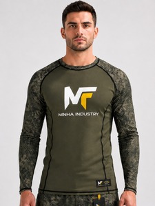 Suministro Directo de Fábrica, Venta al Por Mayor de Rashguards de MMA, Sublimados, Transpirables, de Secado Rápido, Antibacterianos, Bajo MOQ, Alta Calidad, Venta en Línea - Product Image 6