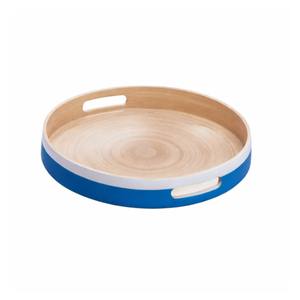 Plateaux de service en bambou tressé écologiques à prix abordable, multi-usages pour la cuisine, plateau décoratif en bambou pour thé, nourriture, cadeaux, logo personnalisé - Product Image 3