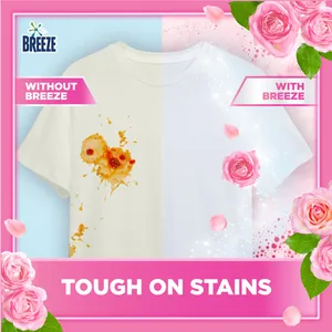 Détergent à lessive liquide 2-en-1 Breeze Grande recharge 3.2kg pour un parfum confortable avec nettoyage et adoucissement puissants - Product Image 5