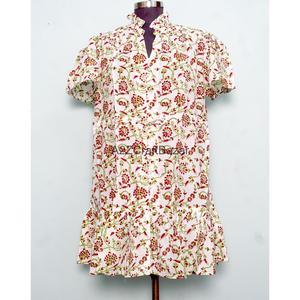 Vestido de Verano para Mujer, 100% Algodón Puro, Cómodo, Manga Corta, Largo Medio, Informal, Ligero - Product Image 1