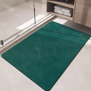Alfombra de Baño Rectangular Minimalista de Chenilla con Base de Goma Antideslizante, Color Sólido, para el Suelo del Baño - Product Image 6