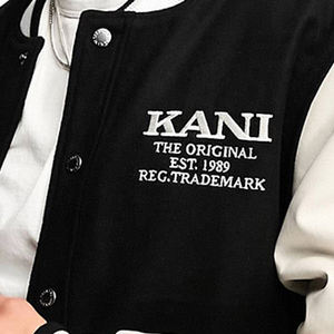 Veste de baseball de style universitaire pour hommes, logo personnalisé OEM disponible, veste de haute qualité en laine et cuir - Product Image 6