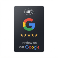 Tarjeta de Revisión Personalizada OEM ODM de PVC con NFC y Banda Magnética 860-960mhz, Mini Etiqueta, Código QR Sin Contacto, Resistente al Agua, para Marketing Empresarial