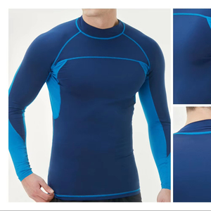 <b>Men's</b> Sporty Compression T-Shirt O-Neck Short Sleeve Breathable Quick Dry Slim Fit Knitted Polyester Spandex Fitness Gym 2026 - Product Image 3