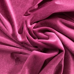 Top Quality Polyester Onion Color Velvet 9000 Fabric Smooth Plain Dyed Woven <b>Material</b> for Dresses and Court Available for Sale - Product Image 5
