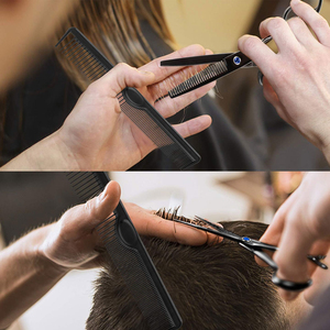 Professional Barber Scissors Kit Hair Cutting <b>Tool</b> Set With Case Barber Scissors Kit With Thinning <b>Shears</b> And Comb Set - Product Image 6