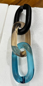 Chaîne décorative en résine de bonne qualité, nouvelle conception colorée, maillons de chaîne murale en résine disponibles dans toutes les tailles et toutes les couleurs. - Product Image 3