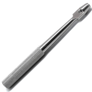 Punzón de tejido dental recto, instrumento quirúrgico de acero inoxidable con agarre moleteado, manual, reutilizable, autoclavable, clase I, para cirugía. - Product Image 1