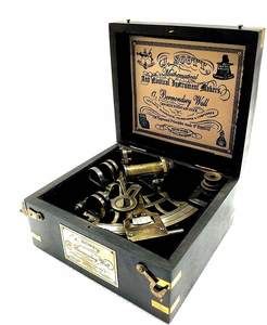 Sextante Náutico Antiguo, Astrolabio Marino Vintage, Instrumento de Navegación para Barcos, Decoración Náutica con Temática Pirata - Product Image 4