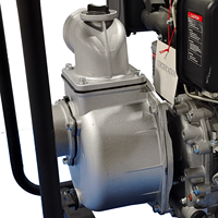 Pompe à eau portable à moteur diesel 3,0 pouces, auto-amorçante à haut débit pour l'irrigation régulière, la lutte contre les inondations et le drainage K300DWP