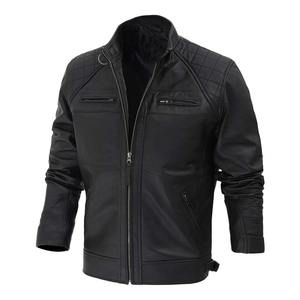 Veste bomber en cuir coupe-vent pour homme, nouvelle mode, très vendue - Product Image 2