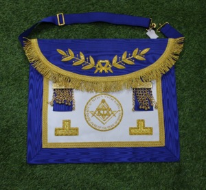 Delantal Masónico del Rito Escocés para Maestro Masón, Delantal del Gran Logia de Israel para Maestro Masón - Product Image 1