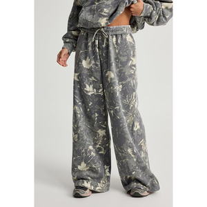 Conjuntos de 2 Piezas para Mujer, Sudaderas con Capucha y Pantalones Deportivos con Estampado de Hojas de Arce, Trajes Deportivos - Product Image 4