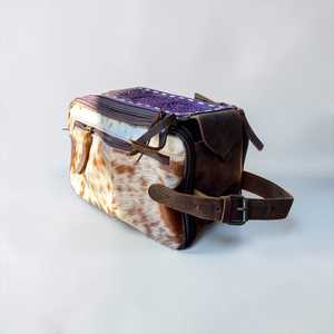 Étui à bijoux vintage avec fermeture éclair, boîte de rangement durable pour les voyages et l'usage quotidien, doublure intérieure marron en polyester - Product Image 2