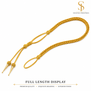 Cordons d'uniforme en fil d'or, aiguillettes, cordons de cérémonie, cordons d'épaule, avec embout métallique, en nylon, taille personnalisée, vente en gros, SUPER FORCE OEM - Product Image 3