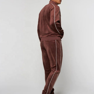 Ensemble de survêtement en velours pour homme, 2 pièces, ensembles de sweats à capuche et pantalons de survêtement en velours à manches longues, ensembles de vêtements de sport - Product Image 6