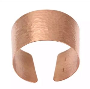 Luxury Handmade Textured Engraved <b>Copper</b> Cuff Bracelet Open Cuff <b>Bangle</b> Therapeutic Wellness Jewelry Personalization Custom Gift - Product Image 2