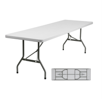 Table pliante miniature en HDPE légère et portable, mobilier de camping extérieur ultraléger, moderne pour cour, chambre à coucher, salle à manger