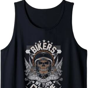 Outdoor Cotton <b>Men's</b> Tank Top <b>Vest</b> Comfortable Singlet Style Knitted Jersey Silk Screen <b>Multi</b> Color Printed Tank Tops for Adults - Product Image 4