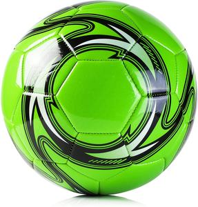 Balón de fútbol profesional de goma PU de alta calidad, Fútbol inflable cosido a mano personalizado para partidos promocionales - Product Image 1