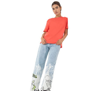 T-shirts pour femmes à séchage rapide, vente en gros, couleur unie, basiques, à manches courtes, col rond, coupe ajustée, décontractés, pour femmes et filles - Product Image 2