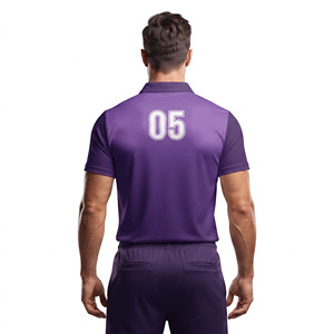 Maillot de cricket personnalisé pour homme, polo de cricket à col rabattu pour homme, maillots de cricket 100% polyester pour homme - Product Image 2