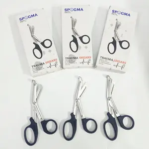 best quality stainless steel curved universal medical shears lister trauma bandage scissors