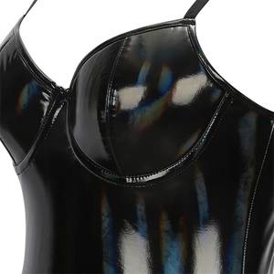 ชุดกระชับสัดส่วนผู้หญิง หนัง PU รักษ์โลก แบบรัดเอว บอดี้สูท ไม่มีฟองน้ำเสริมทรง บราในตัว ชุดกระชับรูปร่างเต็มตัว ควบคุมหน้าท้อง รุ่น 2026 - Product Image 6