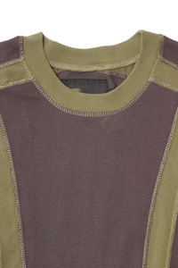 Camiseta de Manga Corta Oversize para Hombre, Color Sólido con Bloques de Color en Contraste, Estilo Urbano, Fabricante y Proveedor Mayorista OEM - Product Image 3