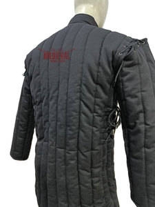 Gambesón Medieval para Hombre, Hecho a Mano, Largo, Manga Larga, Acolchado de Algodón, Correas de Cuero, Alta Calidad, para Reenactment y Fiestas - Product Image 6