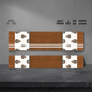กระเบื้องปูพื้นขั้นบันไดพอร์ซเลนขนาด 1200x300 มม. และ 1200x200 มม. - หนา 11 มม./20 มม. ผิวด้านกันลื่น สำหรับใช้ในห้องโถง ผลิตโดยผู้ผลิตมืออาชีพ - Product Image 3