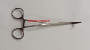 คีมดึงหลอดเลือดแบบโค้ง DeBakey ทำจากสแตนเลสสตีล ยี่ห้อ BISONS สำหรับการผ่าตัดหลอดเลือดแบบไม่ทำลายเนื้อเยื่อ ได้รับการรับรองมาตรฐาน CE และ ISO13485 - Product Image 3