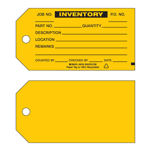 Étiquette de production Brady INVENTORY, étiquette industrielle durable et flexible pour la gestion des stocks - Product Image 1