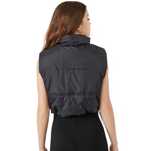Chaqueta de invierno acolchada sin mangas para mujer, de punto transpirable con cremallera completa, novedad 2026, venta al por mayor OEM, gran éxito de ventas - Product Image 3